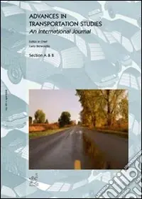 Advances in trasportation studies. An international journal (2008). Vol. 14 Nuova Collezione