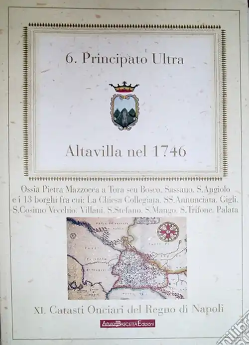 Promozione Altavilla nel 1746 (Sassano, Tora, S. Angelo)