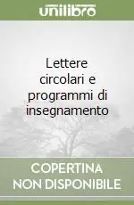 Lettere circolari e programmi di insegnamento Quantità Limitata
