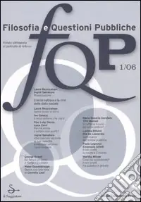 FQP. Filosofia e questioni pubbliche (2006). Vol. 1 Spedizione Espresso
