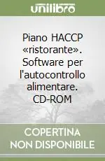 Prezzo Ridotto Piano HACCP «ristorante». Software per l‘autocontrollo alimentare. CD-ROM