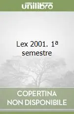 Occasione Lex 2001. 1ª semestre