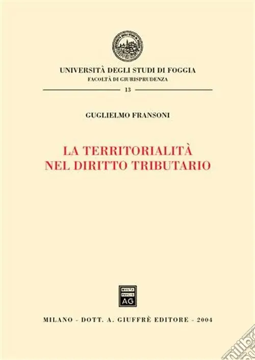 Occasione Imperdibile La territorialità nel diritto tributario