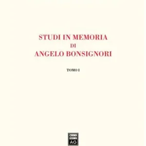 Compra Oggi Stesso Studi in memoria di Angelo Bonsignori