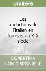 A Buon Prezzo Les traductions de l‘italien en français au XIX siècle