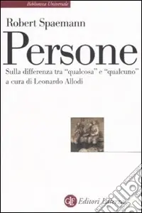 Persone. Sulla differenza tra «qualcosa» e «qualcuno» Prezzo Basso
