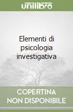 Promo Stagionale Elementi di psicologia investigativa