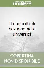 Il controllo di gestione nelle università Promozione Esclusiva