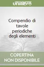 Compendio di tavole periodiche degli elementi Prezzo Ridotto