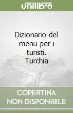 Dizionario del menu per i turisti. Turchia Spedito Oggi
