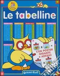 Economico Tabelline. Con poster gigante e adesivi