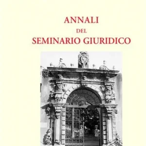 Annali del seminario giuridico (2001-2002) Direttamente Dal Produttore
