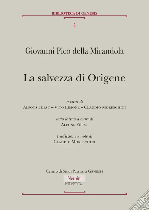 Ultime Pezzi La salvezza di Origene