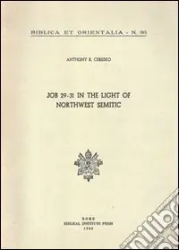 Job 29-31 in the light of northwest semitic. A translation and philological commentary Subito Disponibile