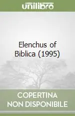 Elenchus of Biblica (1995) Nuova Collezione