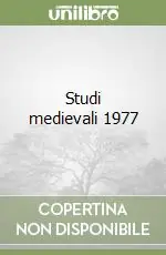 Studi medievali 1977 Occasione Imperdibile