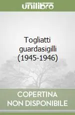 Togliatti guardasigilli (1945-1946) Direttamente Dal Produttore