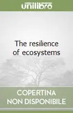 Offerta The resilience of ecosystems