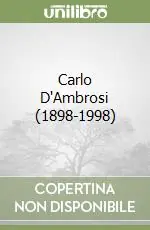 Carlo D‘Ambrosi (1898-1998) Subito Disponibile