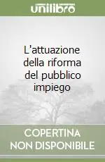 Offerta Speciale L‘attuazione della riforma del pubblico impiego