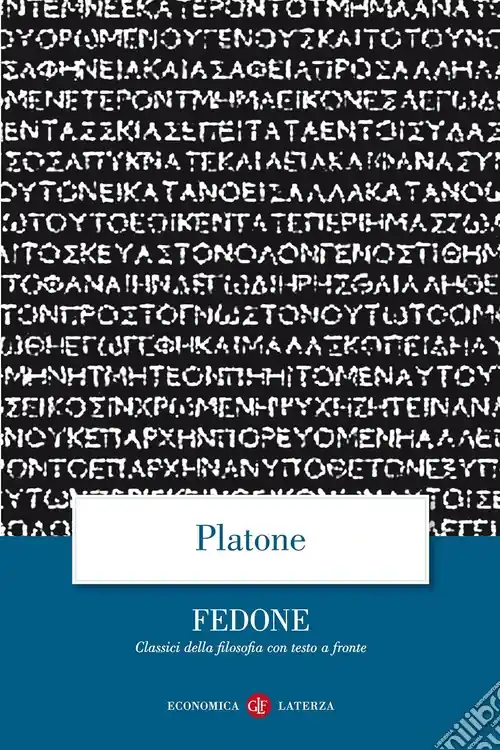 Prezzo Di Fabbrica Fedone. Testo greco a fronte