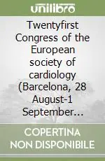 Twentyfirst Congress of the European society of cardiology (Barcelona, 28 August-1 September 1999) Bestseller