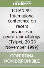 ICRAN 99. International conference on recent advances in neurotraumatology (Taipei, 20-23 November 1999) Promozione
