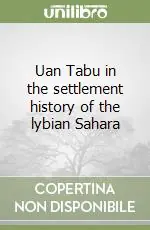 Prezzo Basso Uan Tabu in the settlement history of the lybian Sahara