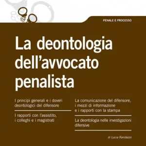 Deontologia dell‘avvocato penalista Super Prezzo