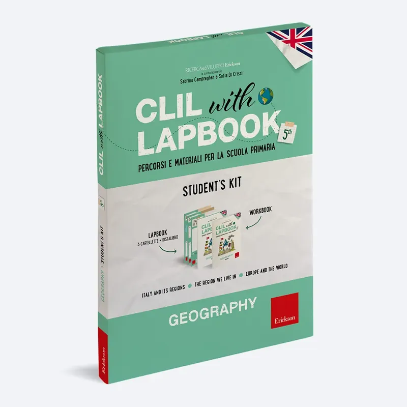 Prezzo Di Fabbrica CLIL with LAPBOOK - GEOGRAPHY - Classe quinta
