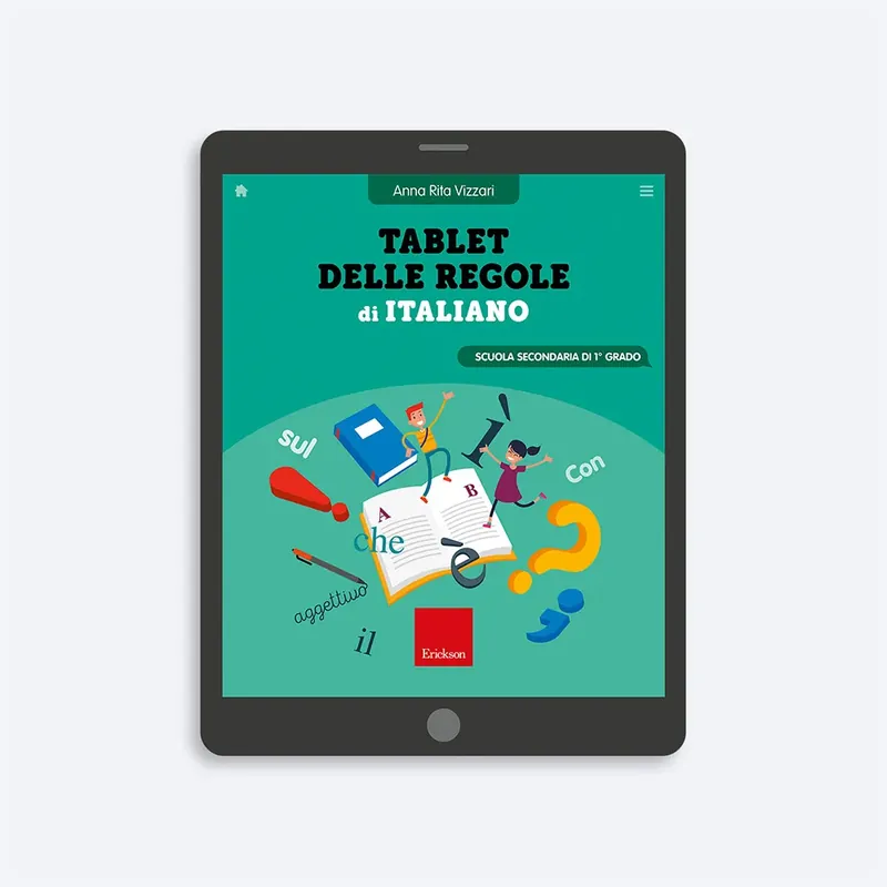 Tablet delle regole di Italiano Nuova Collezione