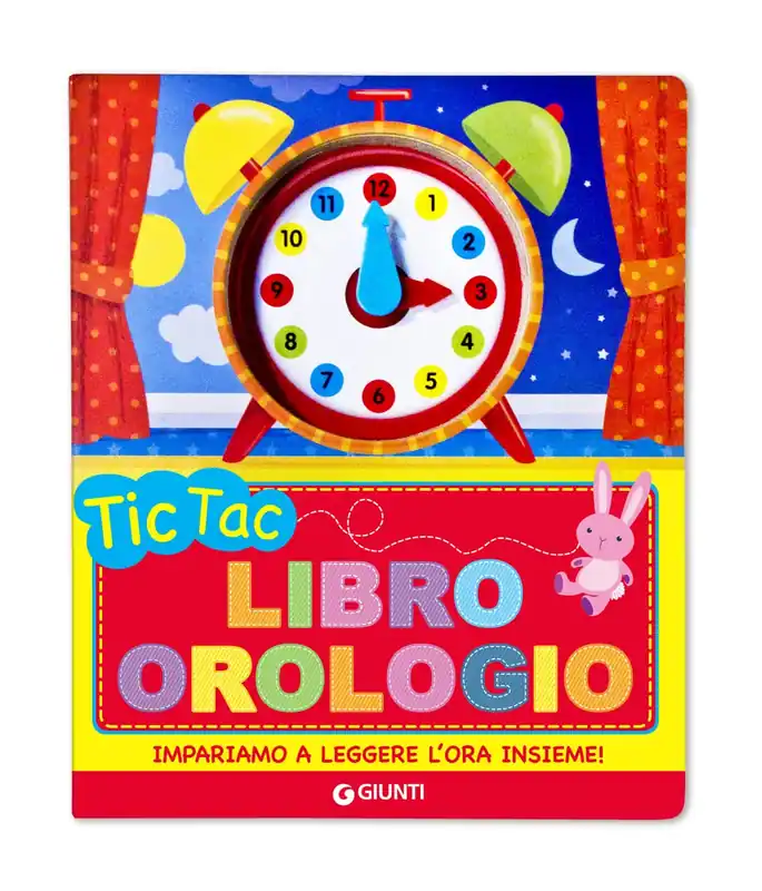 Tic Tac. Libro orologio (con lancette girevoli) Impariamo a leggere l‘ora insieme! Di Tendenza