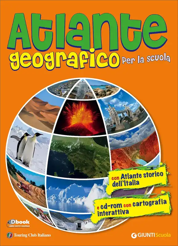Offerta Limitata Atlante geografico per la scuola Con Atlante storico dell‘Italia e CD-rom con cartografia interattiva