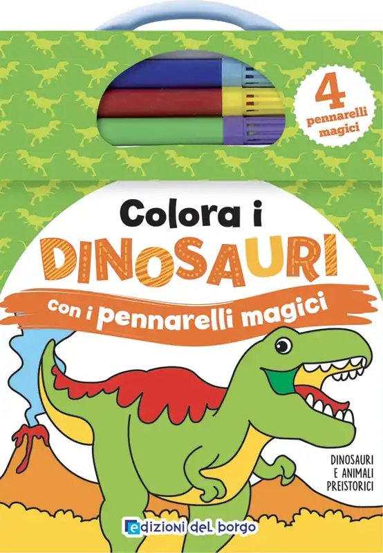 Colora i dinosauri con i pennarelli magici Quantità Limitata