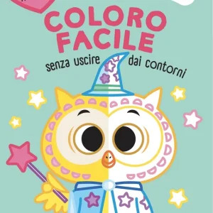 Acquista Ora Coloro facile - Gufo senza uscire dai contorni