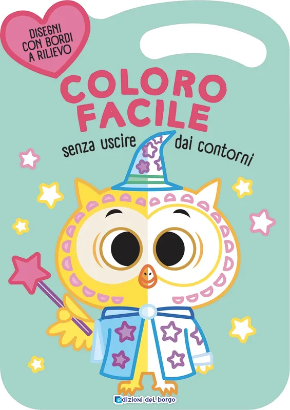 Acquista Ora Coloro facile - Gufo senza uscire dai contorni