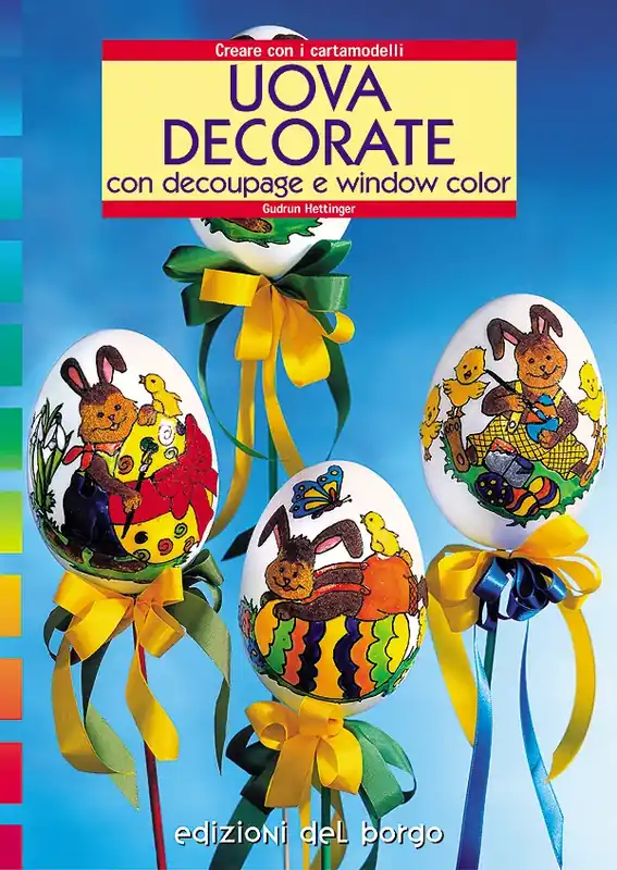 Uova decorate con decoupage e window color A Buon Prezzo