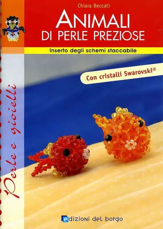 Promozione Esclusiva Animali di perle preziose Inserto degli schemi staccabile. Con cristalli Swarovski.