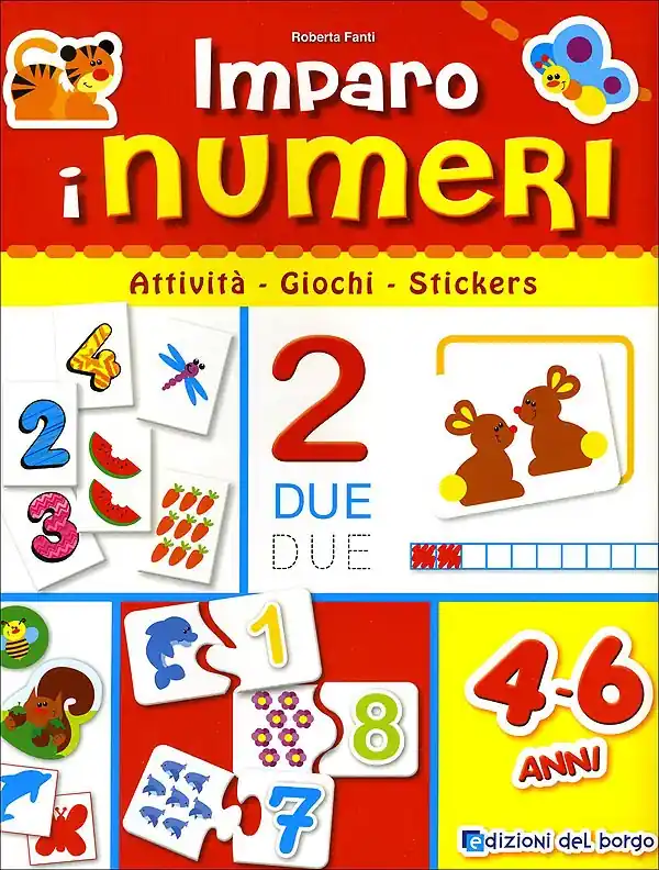 Imparo i numeri - 4/6 anni Attività, giochi, stickers Promo Stagionale