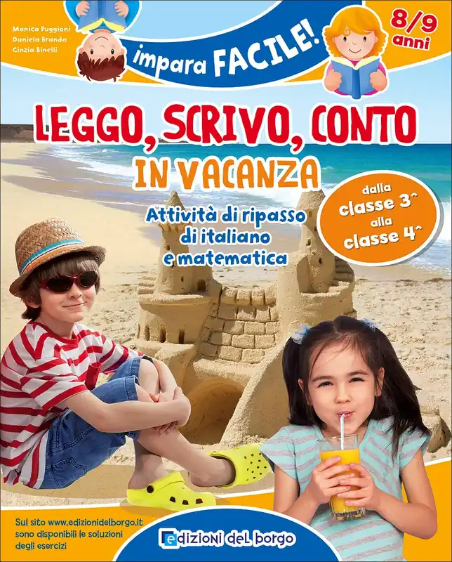 Leggo scrivo conto in vacanza - 8/9 anni Attività di ripasso di italiano e matematica Vendita Finale