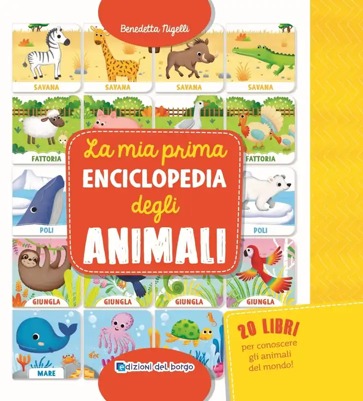 Professionale La mia prima enciclopedia degli animali 20 libri per conoscere gli animali del mondo!