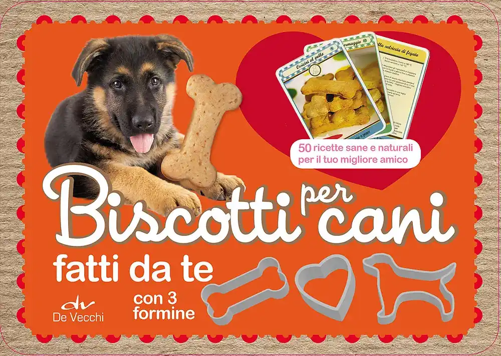 Biscotti per cani fatti da te 50 ricette sane e naturali per il tuo migliore amico - Con 3 formine Miglior Prezzo