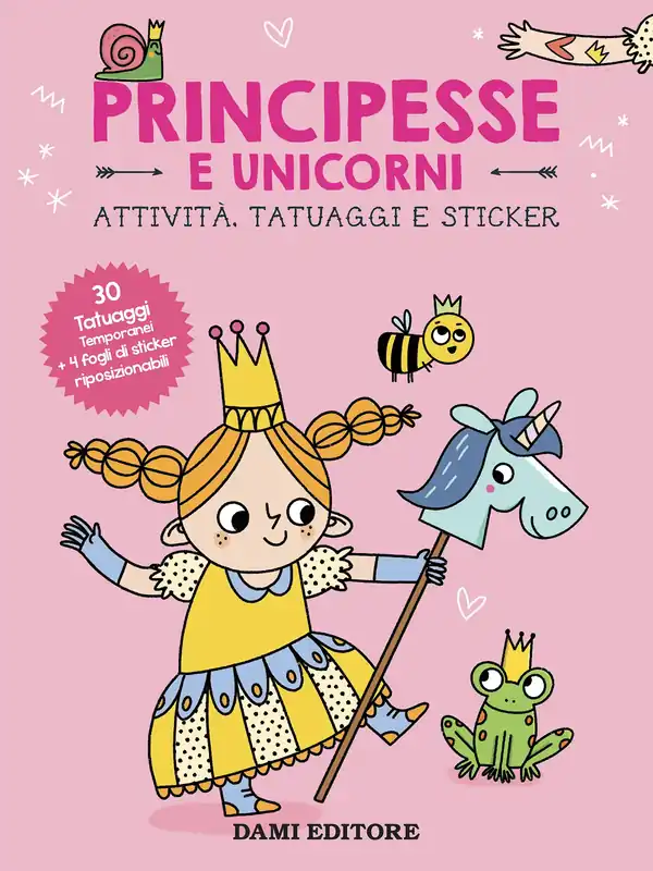 Miglior Prezzo Principesse e Unicorni Attività, Tatuaggi e Sticker
