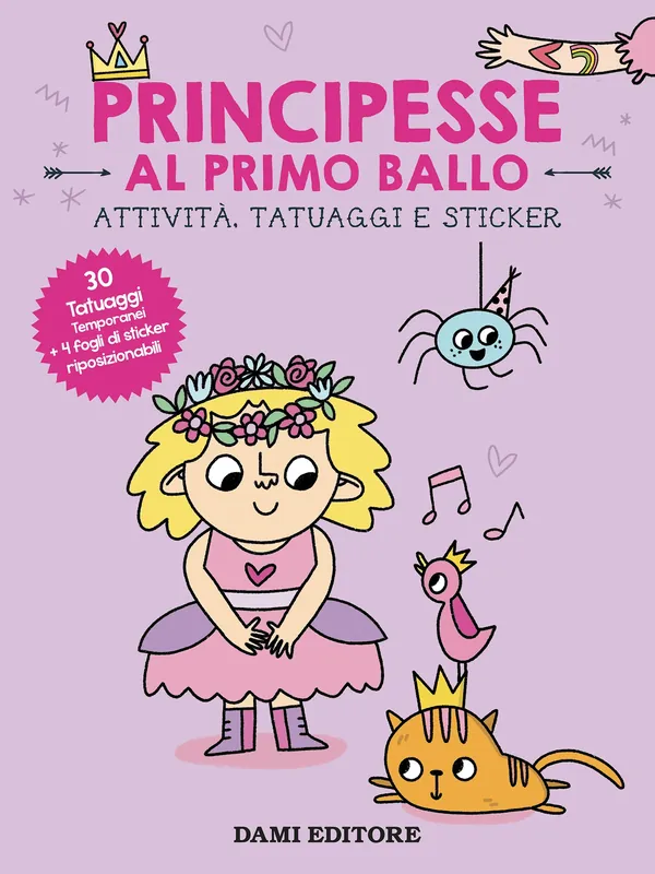 Subito Disponibile Principesse al primo ballo Attività, Tatuaggi e Sticker