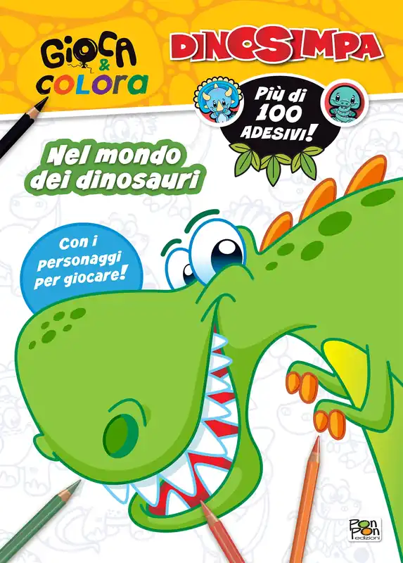 Dinosimpa. Gioca & Colora. Nel mondo dei dinosauri Spedito Oggi