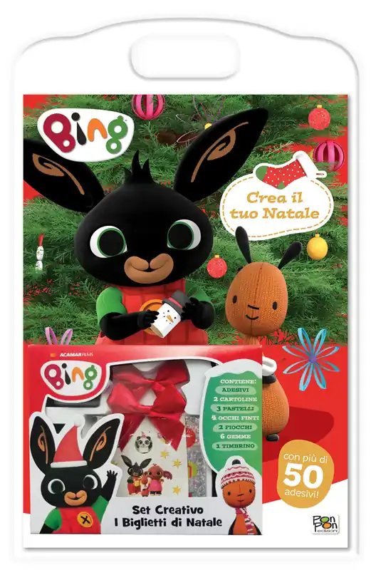 Offerta Lampo Bing. Activity con gadget. Crea il tuo Natale + Set creativo i biglietti di Natale