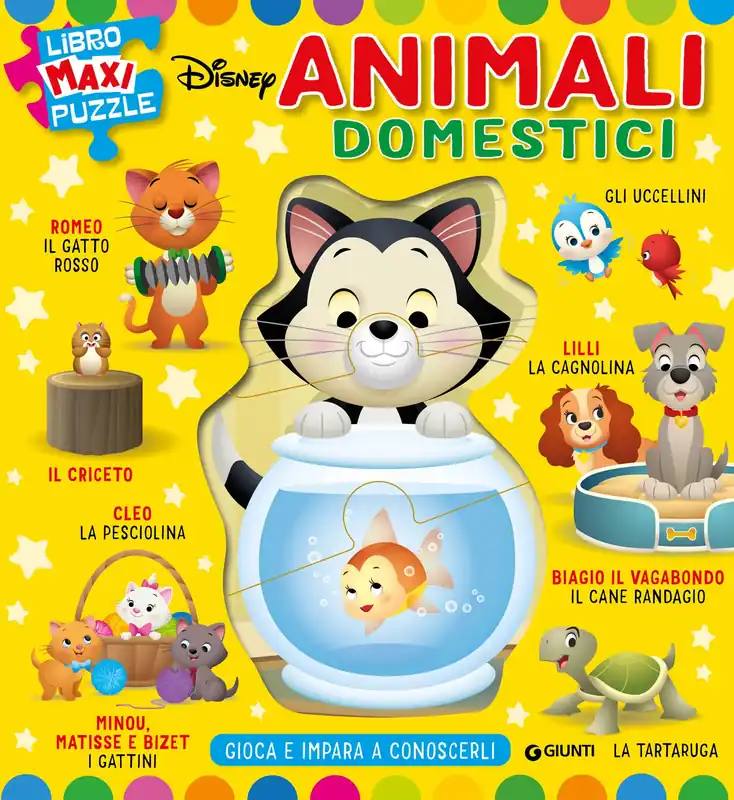 Promozione Libro Maxi Puzzle Disney Animali domestici Gioca e impara a conoscerli