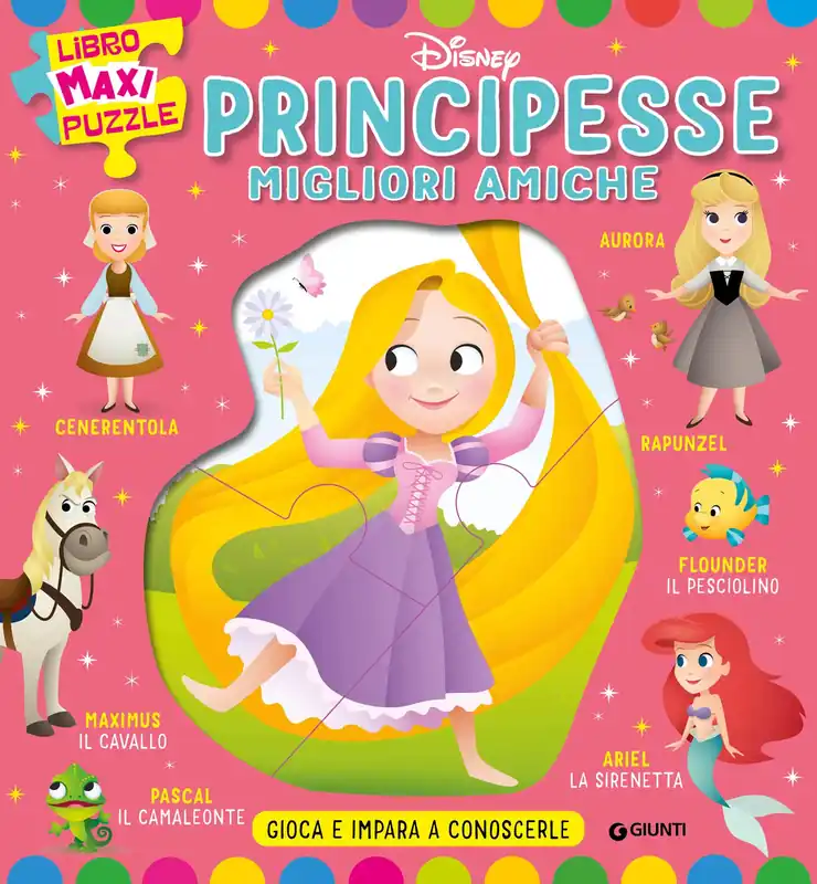 Libro Maxi Puzzle Disney Principesse Migliori amiche Gioca e impara a conoscerle Soddisfatti O Rimborsati