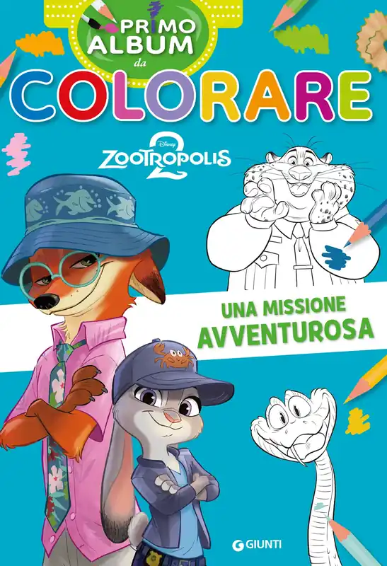 Offerta Del Giorno Zootropolis 2 Primo album da colorare Una missione avventurosa
