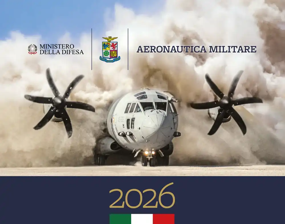 Spedizione Espresso Calendario Aeronautica Militare 2026 - da tavolo